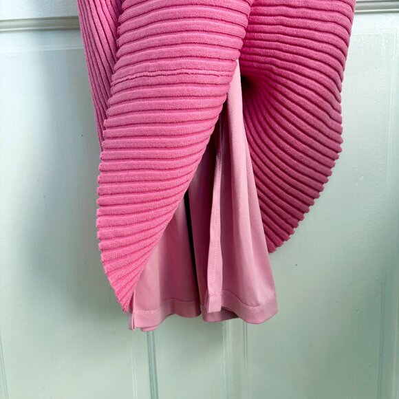 Hansen & Gretel Dress Belinda Pink Fuschia Knit Strap Midi Halter Long Straps XS - Picture 12 of 14